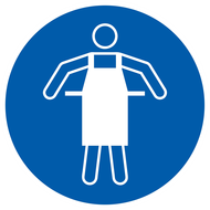 TABLIER DE PROTECTION OBLIGATOIRE D.180m OBLIGATION DIAM, 180