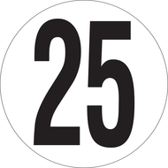 VEHICULES LIMITES A 25KM/H ADHESIF D.200 VITESSE LIMITEE