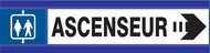 ASCENSEUR FLECHE A DROITE D-SIGN 180X45m D-SIGN INFORMATION