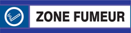 ZONE FUMEURS D-SIGN 180x45mm D-SIGN INFORMATION