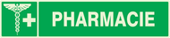 PHARMACIE LUMINESCENT 330x75mm PHOTOLUM,SECOURS 330X75