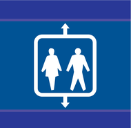 ASCENSEUR D-SIGN D-SIGN 100x100mm D-SIGN INFORMATION