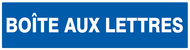BOITE AUX LETTRES 200x52mm INFORMATION 200X52 ADHESIF