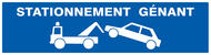 STATIONNEMENT GENANT 200x52mm INFORMATION 200X52 ADHESIF