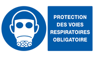 PROTECTION DES VOIES RESPIRATOIRES OBLIG OBLIGATIONS 330X200 ADHESIF
