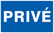 PRIVE 330x200mm INFORMATION 330X200 ADHESIF