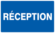 RECEPTION 330x200mm INFORMATION 330X200 ADHESIF