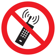 INTERDICTION D'ACTIVER DES TELEPHONES MO INTERDICTION DIAM 300 ADHESIF