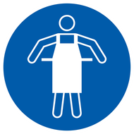 TABLIER DE PROTECTION OBLIGATOIRE D.300m OBLIGATION DIAM 300 ADHESIF