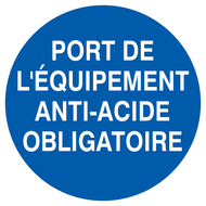 PORT DES EQUIPEMENTS ANTI-ACIDE OBLIGATO OBLIGATION DIAM 300 ADHESIF