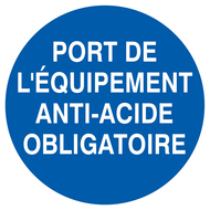 PORT DES EQUIPEMENTS ANTI-ACIDE OBLIGATO OBLIGATION DIAM 420 ADHESIF