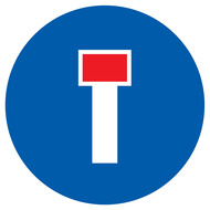 VOIE SANS ISSUE D.420mm OBLIGATION DIAM 420 ADHESIF