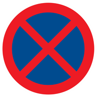 ARRET INTERDIT D.80mm INTERDICTION DIAM 80 ADHESIF