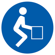 BONNE POSITION POUR SOULEVER D.80mm OBLIGATION DIAM 80 ADHESIF