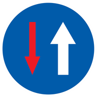 VOUS AVEZ LA PRIORITE D.80mm OBLIGATION DIAM 80 ADHESIF