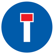 VOIE SANS ISSUE D.80mm OBLIGATION DIAM 80 ADHESIF