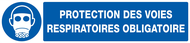 PROTECTION DES VOIES RESPIRATOIRES OBLIG OBLIGATION 330X75 ADHESIF