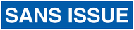 SANS ISSUE 330x75mm INFORMATION 330X75 ADHESIF