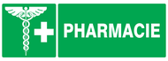 PHARMACIE 330x120mm SECOURS 330X120 ADHESIF