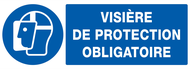 VISIERE DE PROTECTION OBLIGATOIRE 330X12 OBLIGATION 330X120 ADHESIF