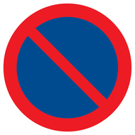 STATIONNEMENT INTERDIT D.180mm INTERDICTION DIAM 180 ADHESIF