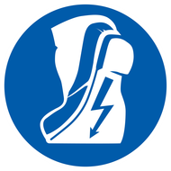 CHAUSSURES ISOLANTES OBLIGATOIRES D.180m OBLIGATION DIAM 180 ADHESIF