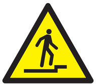 ACCES ACCIDENTE VERS LE HAUT 300x300x300 DANGER  300X300X300 ADHESIF