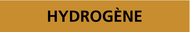 HYDROGENE 222x37mm (20 ADHESIFS POUR TUY MARQUEUR GAZ 222X37
