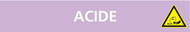 ACIDE 222x37mm (20 ADHESIFS POUR TUYAUTE MARQUEUR ACIDES 222X37
