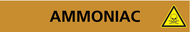 AMMONIAC 156x26mm (20 ADHESIFS POUR TUYA MARQUEUR GAZ 156X26
