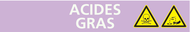 ACIDE GRAS 156x26mm (20 ADHESIFS POUR TU MARQUEUR ACIDES 156X26