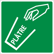 POUBELLE PLATRE ADHESIF 200x200mm ENVIRONNEMENT 200X200 ADHESIF