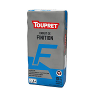 TOUPRET F Enduit de finition chantier Sac de 15Kgs