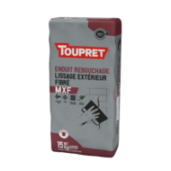 MXF Enduit extérieur de rebouchage lissage fibré Sac de 15Kgs