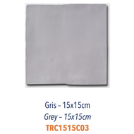 CARRELAGE FAIENCE GRIS