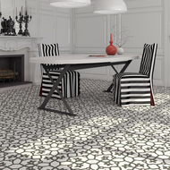 CARRELAGE 1900 JUJOL GRAFITO  20X20cm 1M2/BTE  25PC/BTE  G227