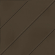 FAIENCE ROOT PROTOS BROWN  13X13cm 0,507M2/BTE  30PC/BTE  G288