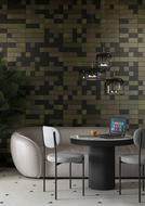 FAIENCE  SITGES AB|C NEGRO  8X31,5cm 0,63M2/BTE  25PC/BTE  G169