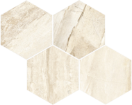 MOSAIQUE WORLD FLYSCH  ALBIENSE BEIGE 35X28cm  0,828M2/BTE  12PC/BTE  G77