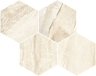 MOSAIQUE WORLD FLYSCH  ALBIENSE-SP BEIGE  35X28cm  0,828M2/BTE  12PC/BTE  G