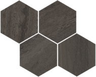 MOSAIQUE WORLD FLYSCH  ALBIENSE GRAFITO 35X28cm  0,828M2/BTE  12PC/BTE  G77