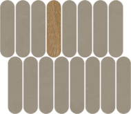 MOSAIQUE NEW YORK ROCKAWAY GRIS  27X31cm 0,84M2/BTE  10PC/BTE  G94