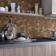 MOSAIQUE YURI KORUBO NT CALDERA 30X30cm  1,08M2/BTE  12PC/BTE  G917