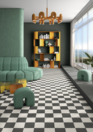 CARRELAGE  MICRA GRAFITO  60X60cm 1,44M2/BTE   4PC/BTE  G192