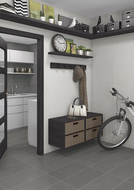 CARRELAGE ALPHA PLOMO  30X60cm 1,26M2/BTE   7PC/BTE  G134