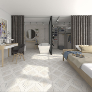 CARRELAGE DELTA CEOS BLANCO  60X60cm 1,44M2/BTE   4PC/BTE  G229