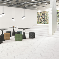 CARRELAGE  HEXAG.MICRA BLANCO 51,9X59,9cm  0,93M2/BTE   4PC/BTE  G186