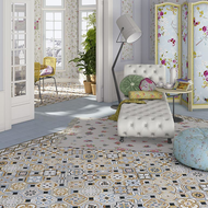 CARRELAGE VODEVIL OCT.RITTER MULTICOLOR 20X20cm  0,96M2/BTE  25PC/BTE  G156