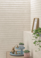 FAIENCE OMICRON CREMA  25X75cm 1,687M2/BTE   9PC/BTE  G134