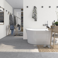 FAIENCE OMICRON SYMI NIEVE  25X75cm 1,687M2/BTE   9PC/BTE  G248